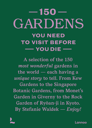 Libro 150 Gardens