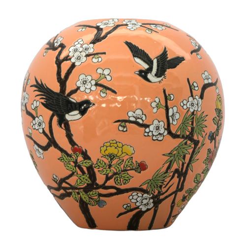 Jarrón Pink China Round