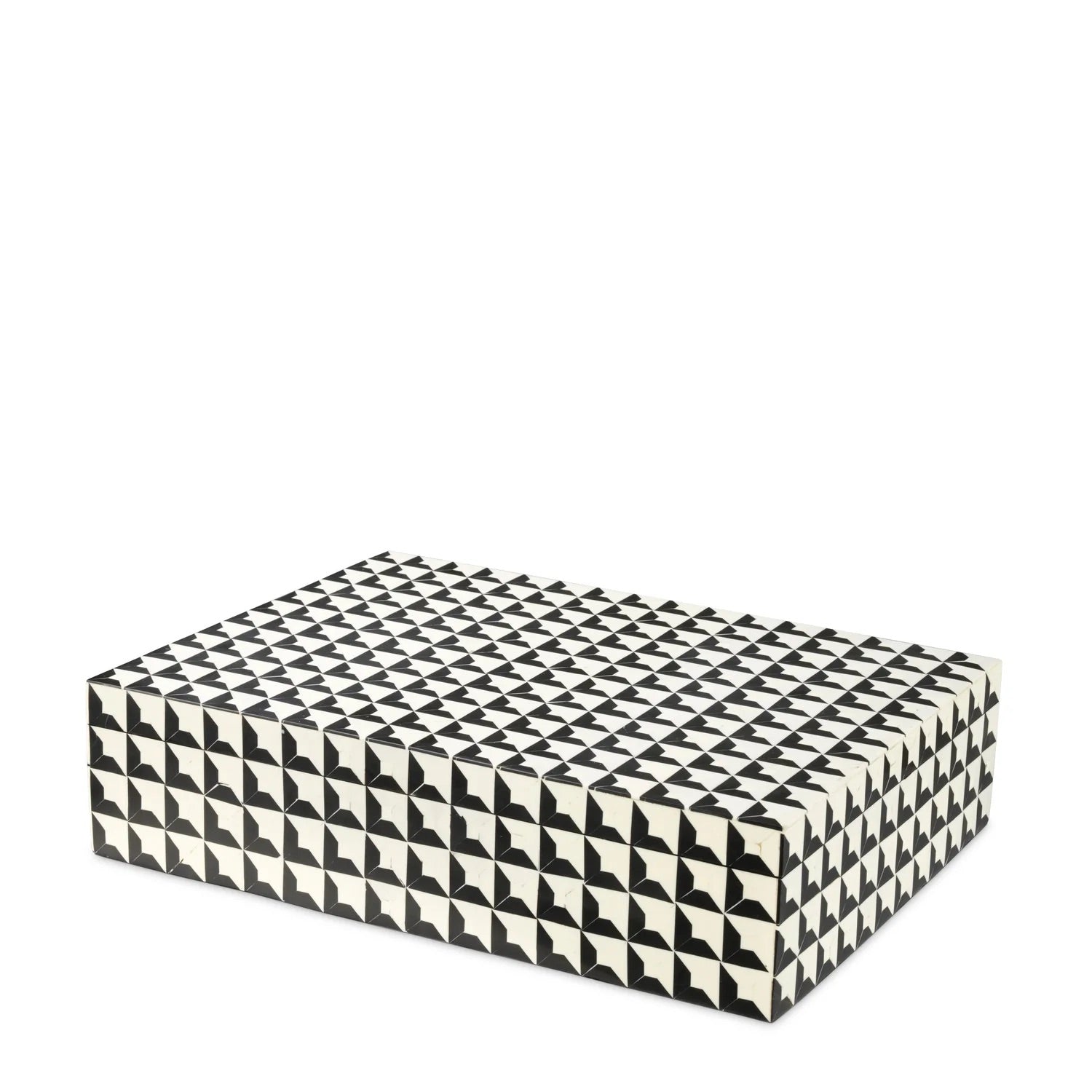 Caja Blanco y Negro hueso