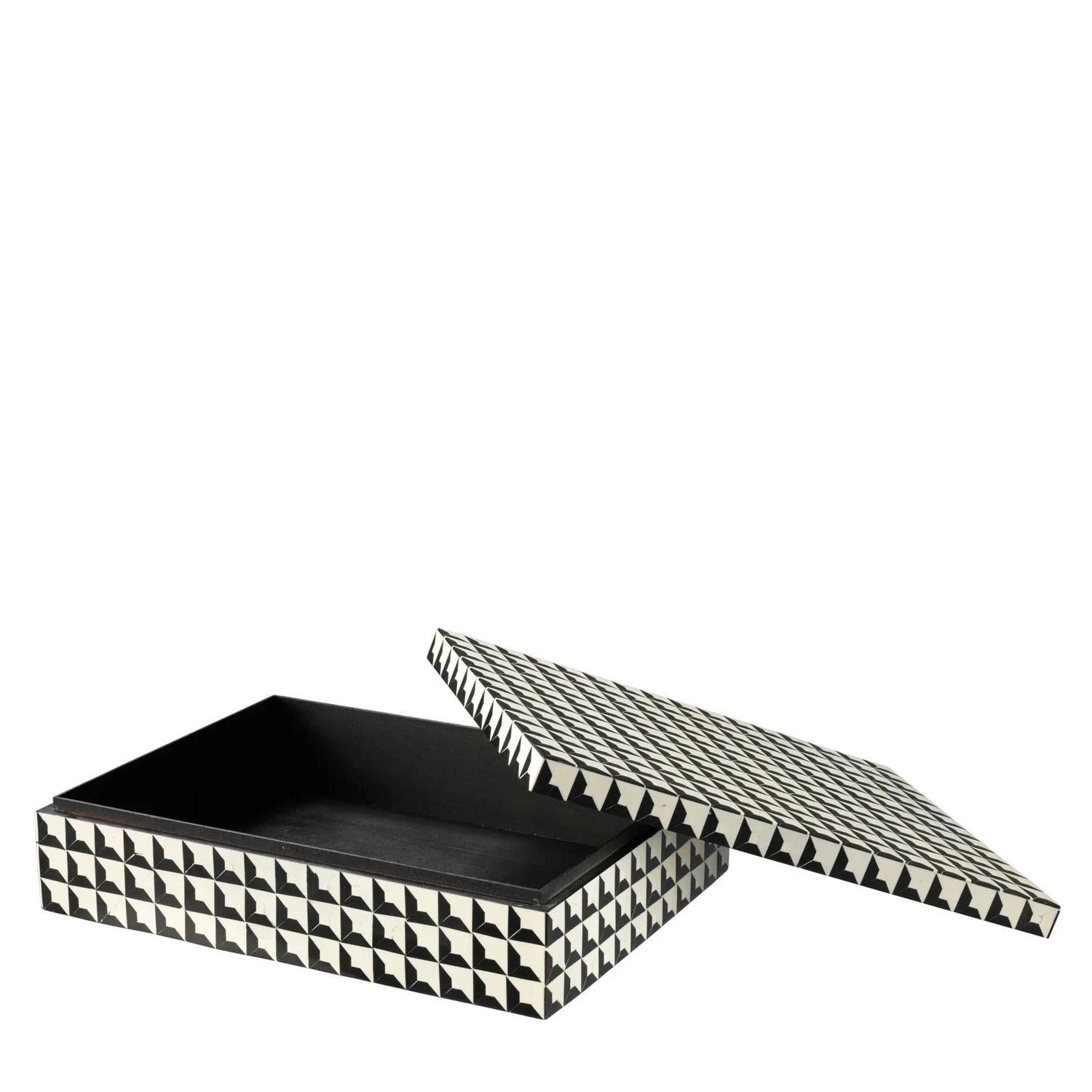 Caja Blanco y Negro hueso