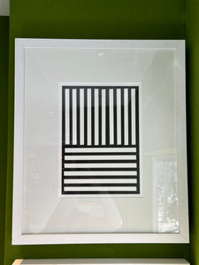 Cuadro de Lineas Blanco y Negro 2