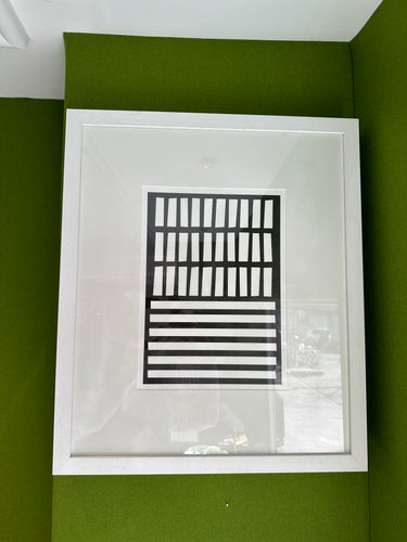 Cuadro de Lineas Blanco y Negro 1