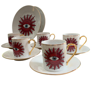 Juego de tazas de café Sun-Eye