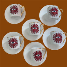 Juego de tazas de café Sun-Eye