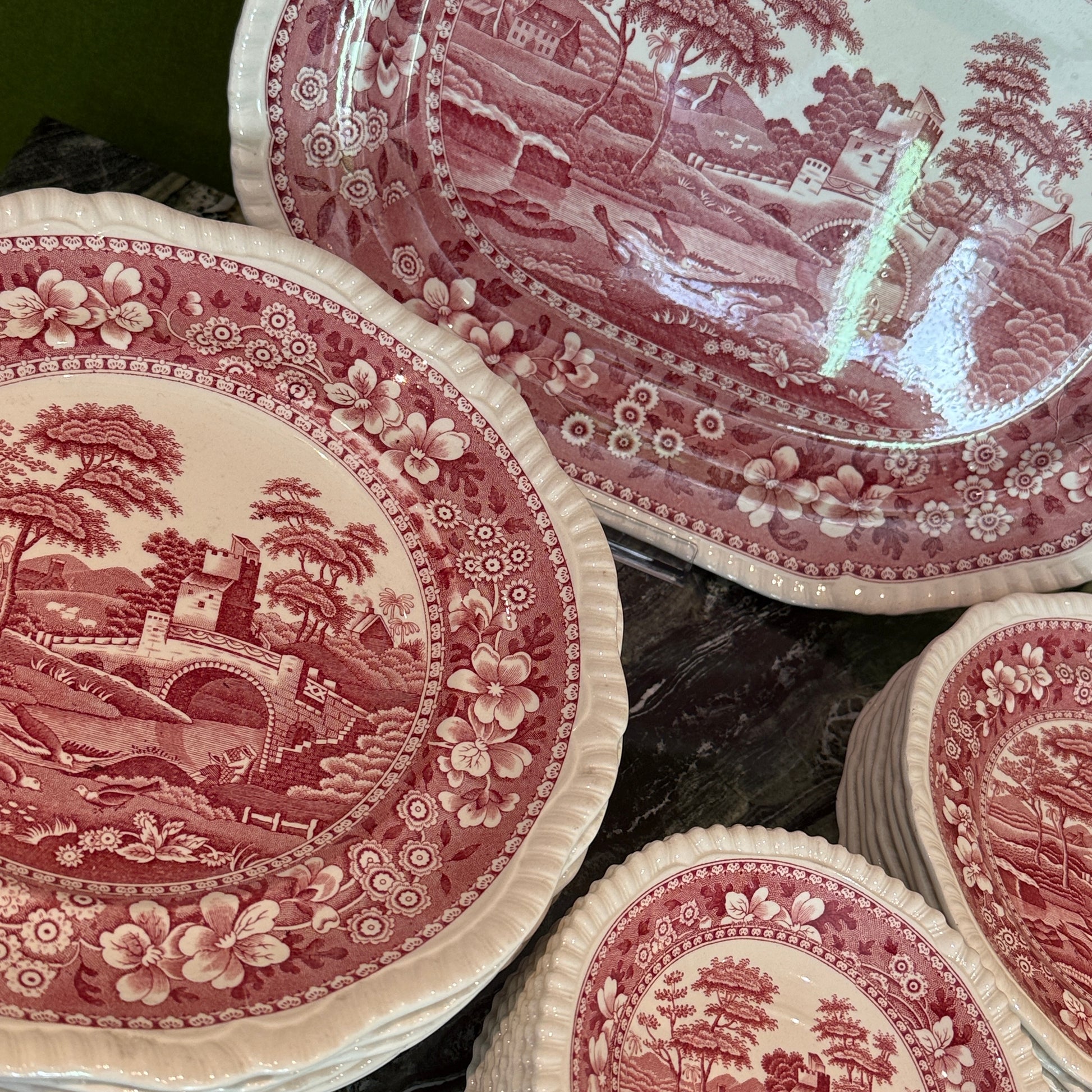 Juego de platos Spode`s Tower de Copeland