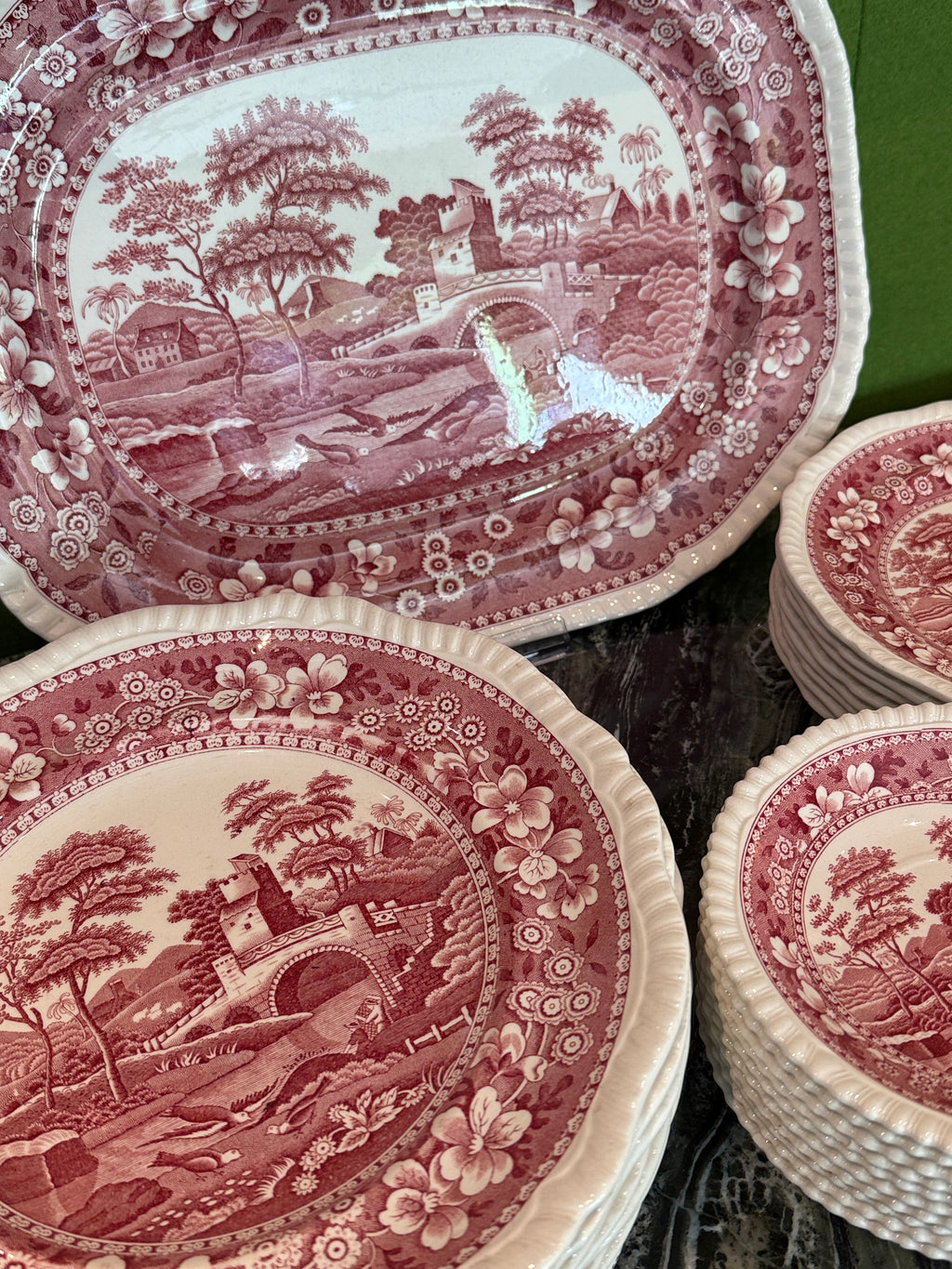 Juego de platos Spode`s Tower de Copeland