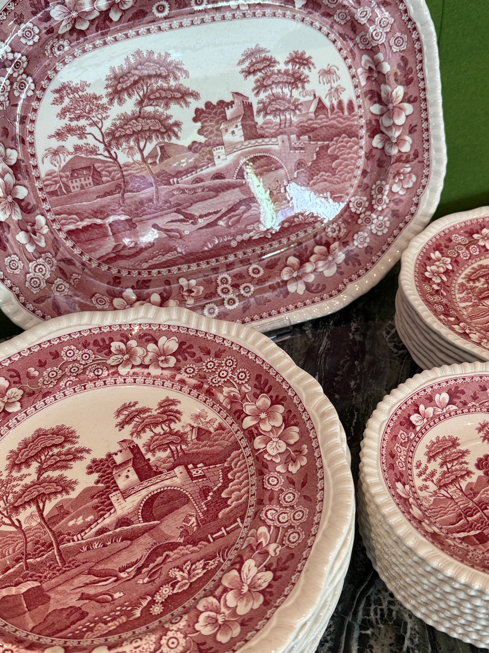 Juego de platos Spode`s Tower de Copeland