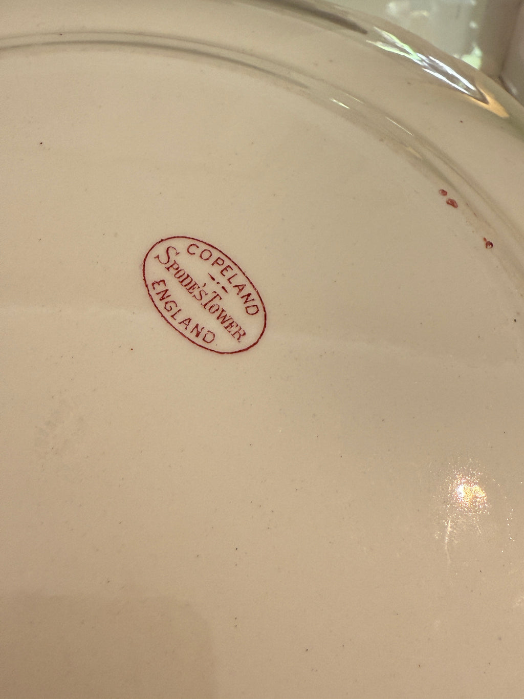 Juego de platos Spode`s Tower de Copeland