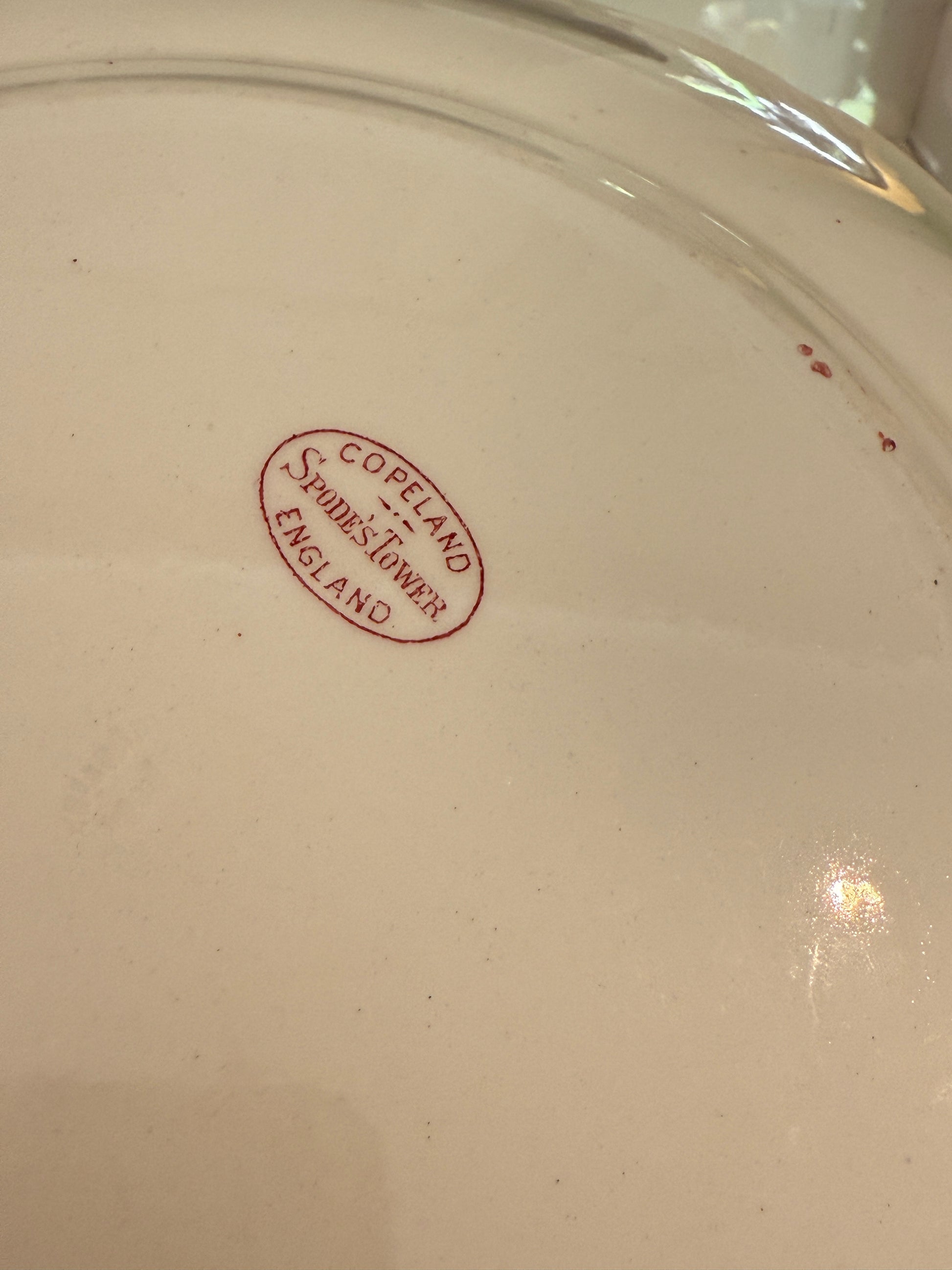 Juego de platos Spode`s Tower de Copeland