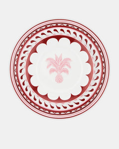 Vajilla Jaipur tonos Burdeos y Rosa Aquazzura Casa