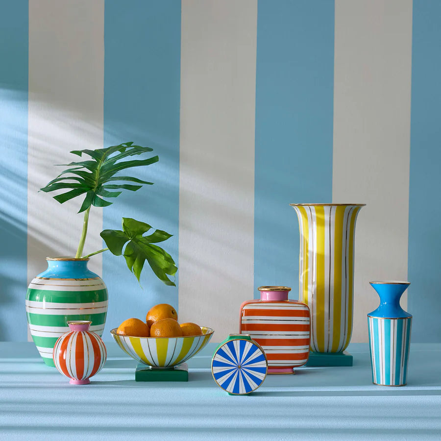 Portofino circle vase - blue /green