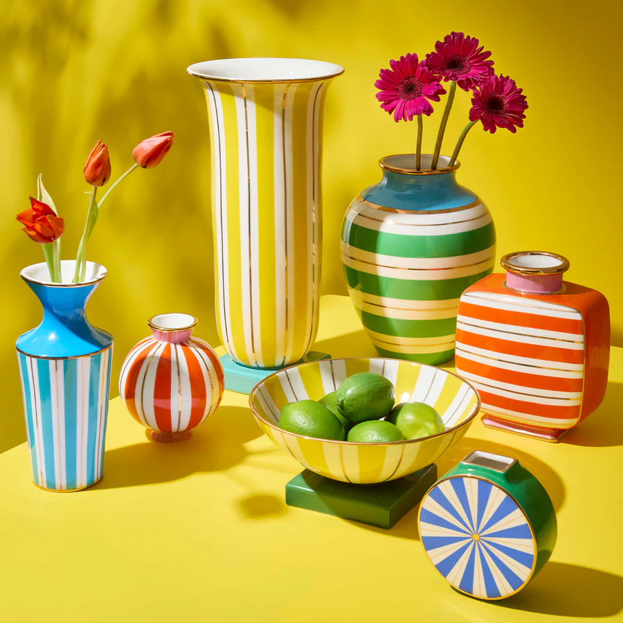 Portofino circle vase - blue /green