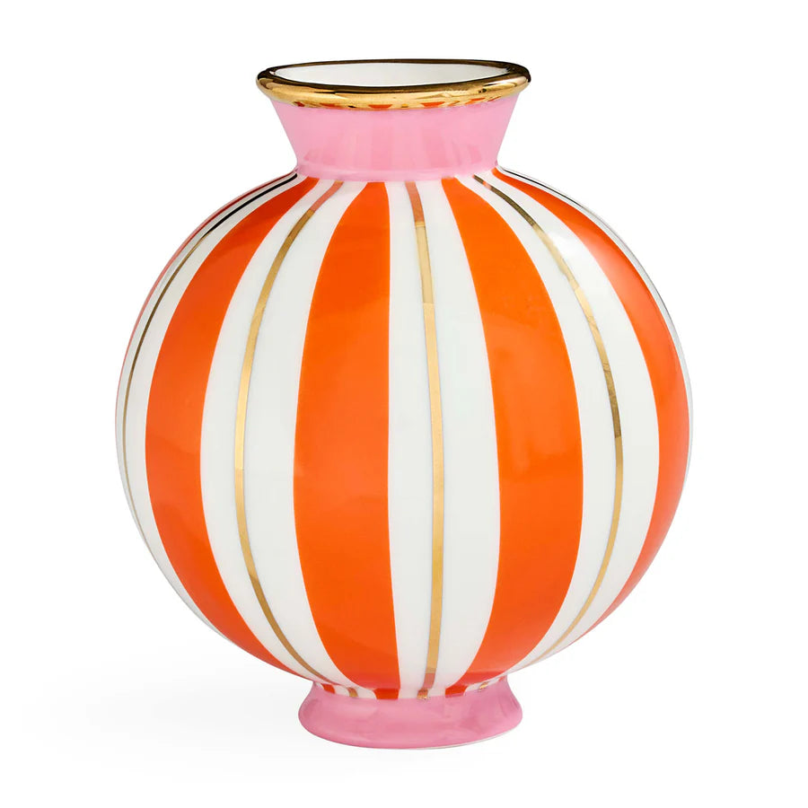 Portofino bud  vase - orange / pink