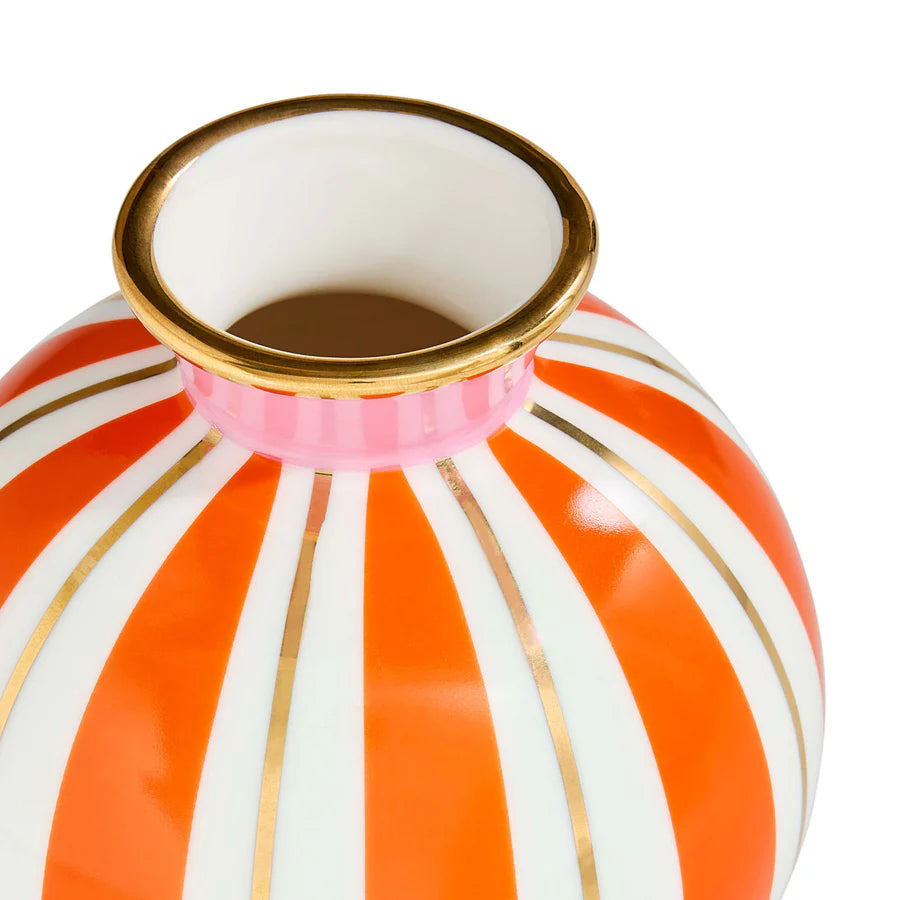 Portofino bud  vase - orange / pink