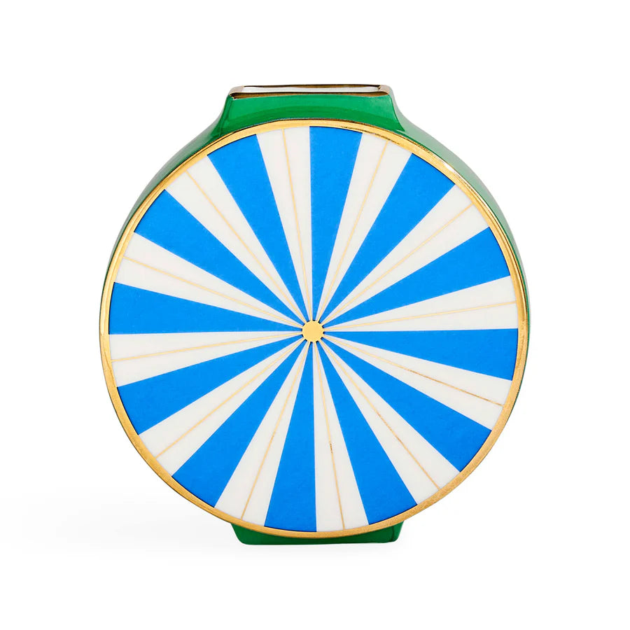 Portofino circle vase - blue /green