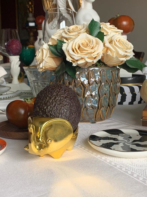 Brass Elephant Ring Bowl