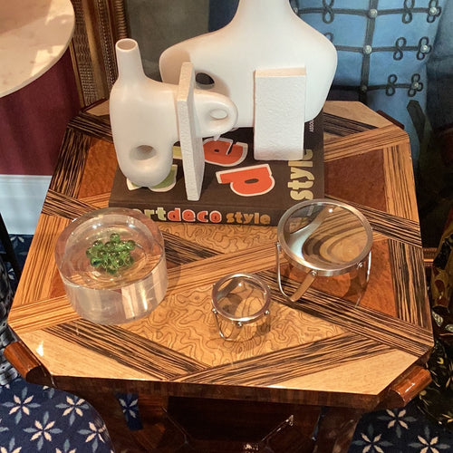 Mesa auxiliar madera de ébano