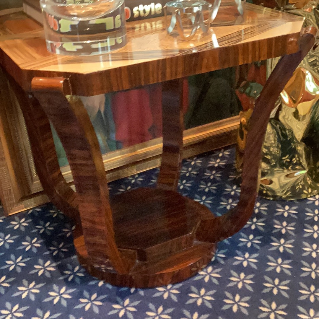 Mesa auxiliar madera de ébano