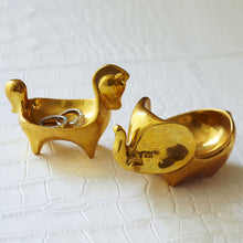 Brass Elephant Ring Bowl